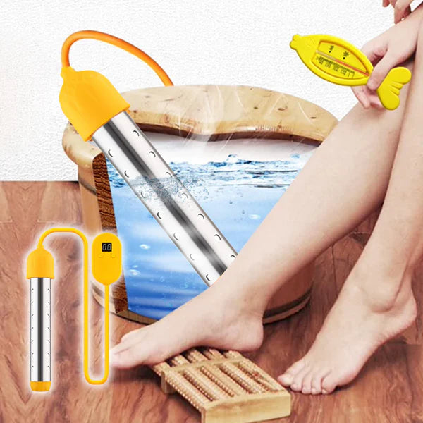 Chauffe-eau en acier inoxydable + adapteur gratuit 🔥 - 50% Reduction !